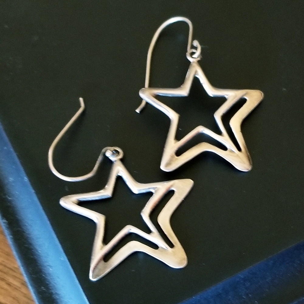 Silpada Sterling Silver Star Earrings